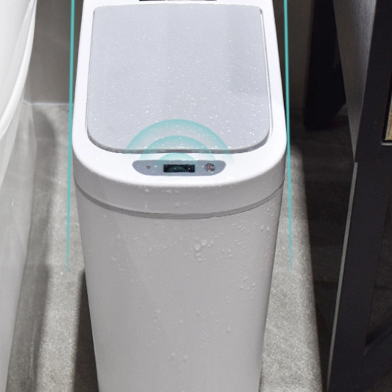 Smart New Designed 7-Liter Toilet Modern Waterproof Sensor Crack Trash Can