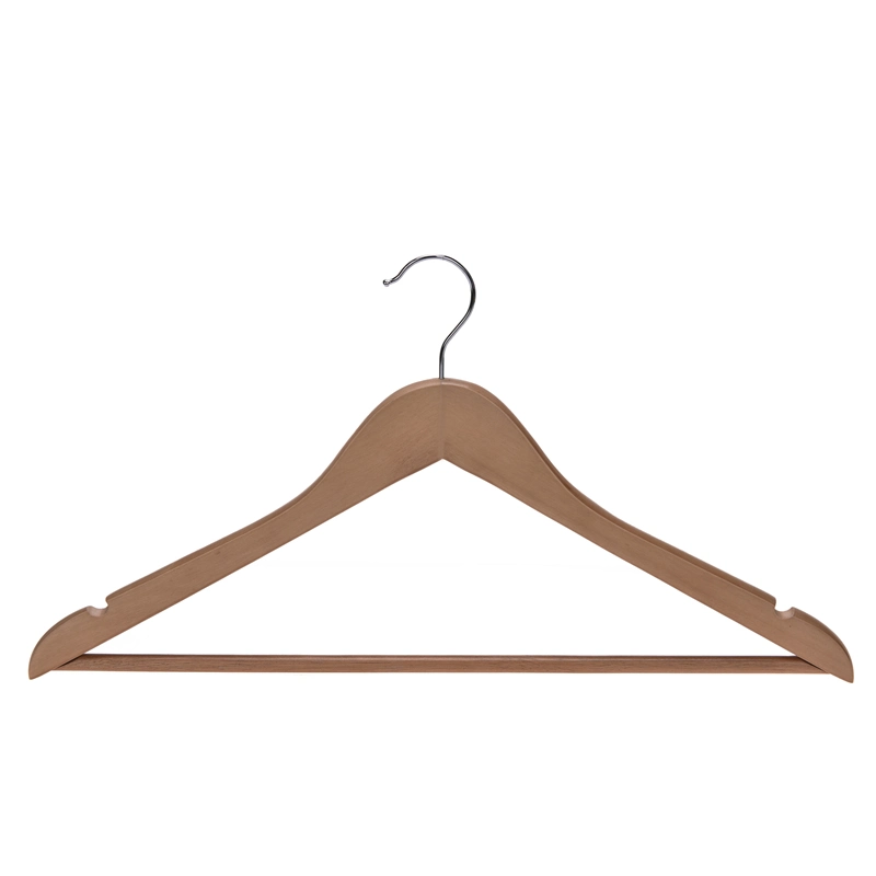 BSCI Certificated High Quality Multifuctional Natural Wooden Hangers for Clothes Shop